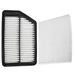 Autohaux Engine Air Filter + Cabin For 10.24"X6.30"X1.97", Black. Fixed Price $25.91.