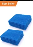 High Grade Blue Polyester Replacement Filters Indoor Dryers 12 Pack Efficiency. Fixed Price $12.00.