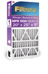 3M Filtrete 1550 Allergen, Bacteria & Virus Air Filter 20X25X5. Fixed Price $40.00.