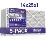 5-PACK Bnx Trufilter 14X20X1 Air Merv 8 Dust & Pet Defense, Electrostatic. Fixed Price $29.95.