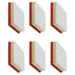 Wix Set Of 6 Air Filters Panel. Fixed Price $130.95.