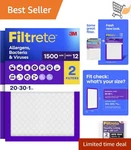 20X30X1 Merv 12 Hvac Air Filter 3- Pleated For Allergens Viruses. Fixed Price $67.98.