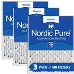 Nordic Pure 20" X 22" 1" Pleated Merv 12 Air Filters (3-PACK). Fixed Price $49.00.