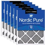 Nordic Pure 20X25X1 19 1/2 24 3/4 Furnace Air Filters Merv 12 Pleated. Fixed Price $131.61.