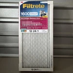 Filter 3M 1600 Mpr 12X24X1 Inches Ultra Allergens Pack Of Merv. Fixed Price $19.77.