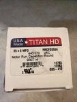 Packard Titan Hd Run Capacitor, Round, 35+5 Mfd, 440-370V, PRCFD355A. Fixed Price $23.00.