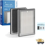 Medify MA-25 Genuine Replacement Filter Set For Allergens, Smoke, Wildfires, .... Fixed Price $90.95.