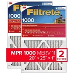 3M Filtrete 20 In. W X 25 H 11 Merv Pleated Air Filter (pack Of 3). Fixed Price $82.05.
