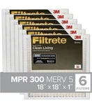 Filtrete Clean Living Basic Dust Filter, Pack BD02-6PK-2E. Fixed Price $30.00.