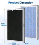 Jorair MSA3/MSA3S Hepa Replacement Filter Count (pack Of 1),. Fixed Price $23.99.