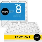 Simply Filters 13X21.5X1 Merv 8, Mpr 600, Furnace Hvac Air. Fixed Price $43.99.