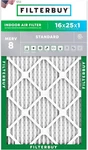 Filterbuy 16X25X1 Pleated Air Filters, Replacement For Hvac Furnace (merv 8). Fixed Price $74.88.