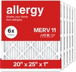 20X25X1 Air By Merv 11 Pleated Furnace Hvac Filters - Made In. Fixed Price $49.94.