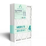Accumulair Platinum 20X21X1 Merv 11 Hvac Filter (4-PACK) Replacement Ai.... Fixed Price $71.72.