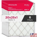 Merv 11 Air Filter Pack 6 Pleated Allergen Reduction Compatible W/ Furnace Us. Fixed Price $106.12.