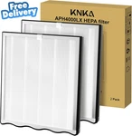 2PK Knka Genuine Air Purifier Hepa & Activated Carbon Filters For APH4000 White. Fixed Price $29.99.