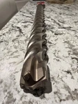 Milwaukee 48-20-8972 Sdsmax 4CT MX4 1-1/4 In. 18 23 Concrete Bit. Fixed Price $55.00.
