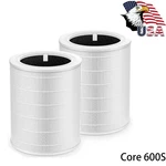 1-2 Pack True Hepa Replacement Filter For Levoit CORE600S-RF. Fixed Price $62.99.