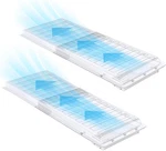 Touri 2 Pack Magnetic Air Vent Extender For Under Furniture, Upgraded Thickened. Fixed Price $34.82.