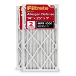 Filtrete 14X25X1 Furnace Air Filter, Merv 11, Mpr 1000, Micro Allergen Def.... Fixed Price $45.57.