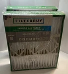 Filterbuy 20X25X5 Air Filters, Furnace Replacement Lot Of ! (merv 8) (2). Fixed Price $79.95.