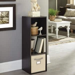 Closetmaid Cube Storage Organizer Shelf Espresso Wood Look Stackable 36X12X12. Fixed Price $36.81.