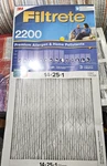 Filter 14 X 25 3M 2200 Filtrete. Fixed Price $25.00.