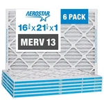 Aerostar 16 3/8 X 1/2 Merv 13 Pleated Air Filter, Furnace Filte.... Fixed Price $82.55.