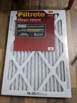 (2PK) Filtrete 3M "1000 Filtration Level" 14X20X1 Filters Micro Allergen Defense. Fixed Price $19.99.