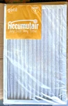 Accumulair Gold 16X25X1 (15.75X24.75) Merv 8 Filter/furnace (2 Pack). Fixed Price $29.99.