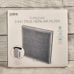 Enrichment Purezone 3-IN-1 True Hepa Filter Replacement Peairfil Gray. Fixed Price $18.95.