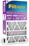 Pack 3M Ultra Allergen Reduction Filters 20" X 25" 4" NDP03-4IN-4 7100097247. Fixed Price $112.99.