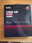 Kax Cabin Air Filter KX8GCF03900 Open Box. Fixed Price $16.10.