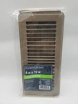 Hampton Bay Floor Register 4 In X 10 Modern Matte High-quality Steel Brown. Fixed Price $14.99.