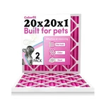Colorfil 20X20X1 Air Filter (2-PACK) Made The Usa Changing Rem.... Fixed Price $52.03.