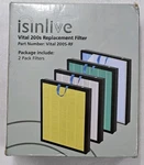 Isinlive Vital 200S-RF Replacement True Hepa+activated Carbon Filter 2PK. Fixed Price $23.82.
