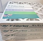 Filterbuy 16X16X2 Pleated Air Filters 4 Pack Replacement Hvac Furnace Merv 8. Fixed Price $49.90.