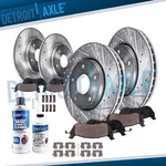 Front Rear Drilled Rotors + Ceramic Pads For Toyota Camry Avalon ES350 ES300H. Fixed Price $238.88.