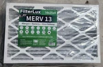 Filterlux 16X25X4 Merv 13 Electrostatically Charged Air Filters Pack. Fixed Price $33.00.