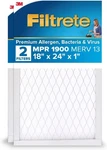 Pack Filtrete 18X24X1 Furnace Air Filter, Merv 13 Mpr 1900 Premium Allergen. Fixed Price $36.99.