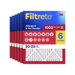 Filtrete Air Filter, Merv 11, Mpr 1000, Allergens & 20X25X1,. Fixed Price $85.40.