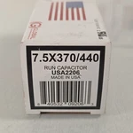 Amrad USA2206 Round Run Capacitor 7.5 Uf Mfd 370 / 440 Volt Made In. Fixed Price $14.99.