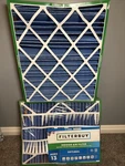 Filterbuy 20X25X6 Air Filters, Furnace (merv 13) - New Open Package. Fixed Price $79.99.