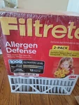 3M Filtrete 4-INCH Mpr 1000 Micro Allergen Defense Air Filters 20X25X4 2-PACK. Fixed Price $34.99.