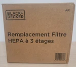 Black+decker AF1 Replacement Filter. Fixed Price $30.00.