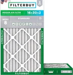 Filterbuy 16X30X2 Merv 8 Air Replacement Hvac Furnace. Fixed Price $256.57.