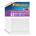Filtrete 24X30X1 Furnace Air Filter, Merv 12, Mpr 1500, Certified Asthma &.... Fixed Price $157.92.