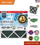 Merv Air Filter 16" X 20" 1" - Advanced Filtration For Cleaner. Fixed Price $53.99.