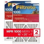 Filtrete 16 In. W X 20 H Polypropylene 11 Merv Pleated Air. Fixed Price $79.95.