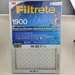 3M Filtrete 14X20X1 Ultimate Allergen Reduction Air Filter. New. Fixed Price $20.77.